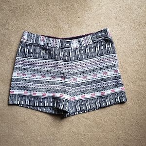 Artisan NY Shorts Black, White & Red Shorts. Size 6